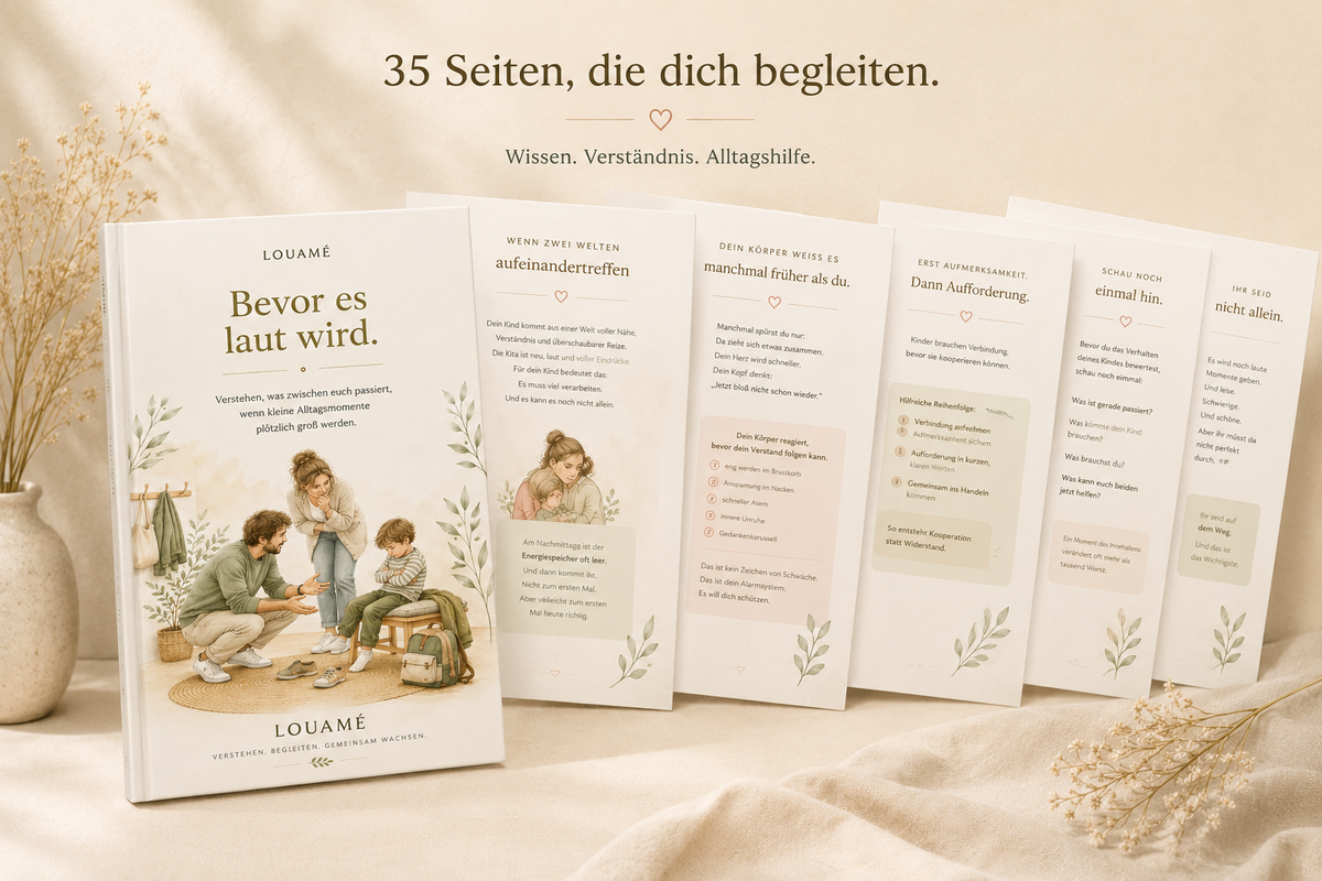 Bevor es laut wird.
