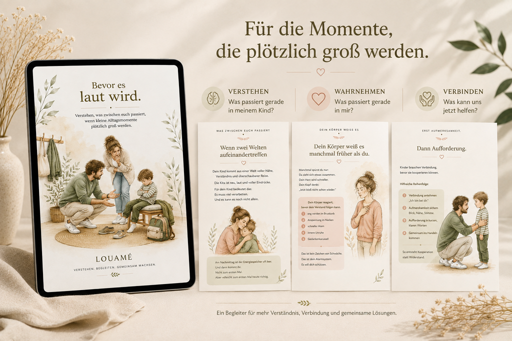 Bevor es laut wird.